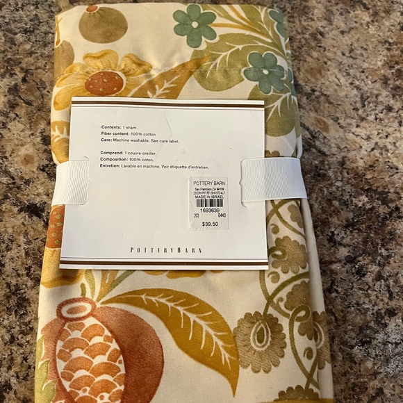 Pottery Barn Cassandra Reversible Pillow Sham - Picture 2 of 2